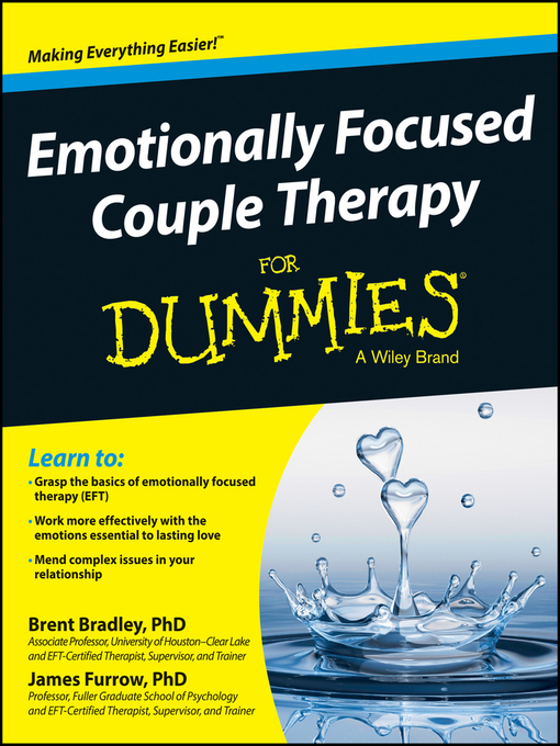 Title details for Emotionally Focused Couple Therapy For Dummies by Brent Bradley - Wait list